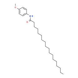 ChemSpider 2D Image | N-(4-Methoxyphenyl)octadecanamide | C25H43NO2