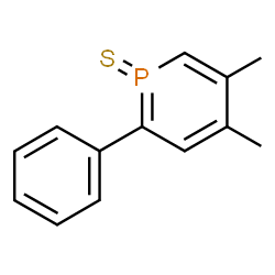 ChemSpider 2D Image | 4,5-Dimethyl-2-phenylphosphinine 1-sulfide | C13H13PS