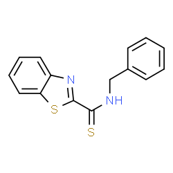 ChemSpider 2D Image | N-Benzyl-1,3-benzothiazole-2-carbothioamide | C15H12N2S2
