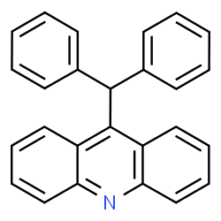 ChemSpider 2D Image | 9-(Diphenylmethyl)acridine | C26H19N