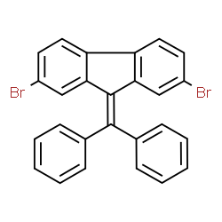 ChemSpider 2D Image | 2,7-Dibromo-9-(diphenylmethylene)-9H-fluorene | C26H16Br2