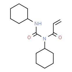 ChemSpider 2D Image | N-Cyclohexyl-N-(cyclohexylcarbamoyl)acrylamide | C16H26N2O2