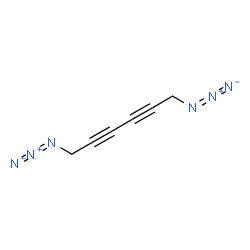 ChemSpider 2D Image | 1,6-Diazido-2,4-hexadiyne | C6H6N6