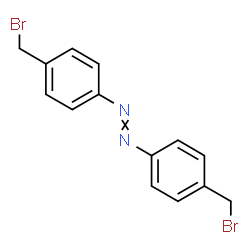 ChemSpider 2D Image | Bis[4-(bromomethyl)phenyl]diazene | C14H12Br2N2