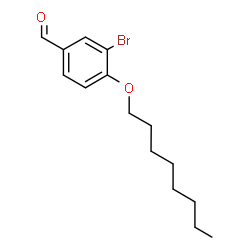 ChemSpider 2D Image | 3-Bromo-4-(octyloxy)benzaldehyde | C15H21BrO2