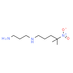 ChemSpider 2D Image | N-(4-Methyl-4-nitropentyl)-1,3-propanediamine | C9H21N3O2