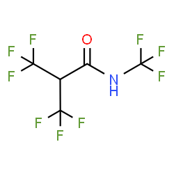 ChemSpider 2D Image | 3,3,3-Trifluoro-N,2-bis(trifluoromethyl)propanamide | C5H2F9NO