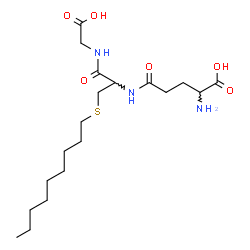 ChemSpider 2D Image | gamma-Glutamyl-S-nonylcysteinylglycine | C19H35N3O6S