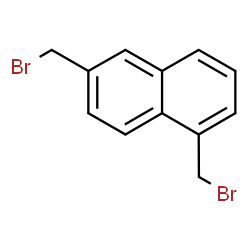 ChemSpider 2D Image | 1,6-Bis(bromomethyl)naphthalene | C12H10Br2