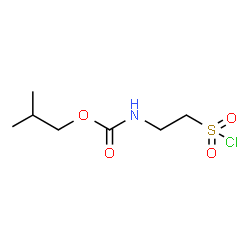 ChemSpider 2D Image | Isobutyl [2-(chlorosulfonyl)ethyl]carbamate | C7H14ClNO4S