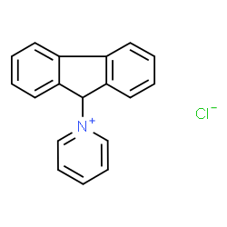 ChemSpider 2D Image | 1-(9H-Fluoren-9-yl)pyridinium chloride | C18H14ClN