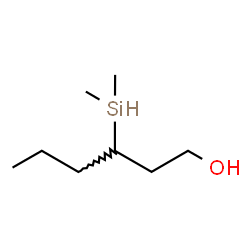 ChemSpider 2D Image | 3-(Dimethylsilyl)-1-hexanol | C8H20OSi