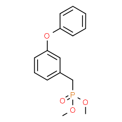 ChemSpider 2D Image | Dimethyl (3-phenoxybenzyl)phosphonate | C15H17O4P