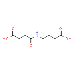 ChemSpider 2D Image | 4-(3-carboxypropanoylamino)butanoic acid | C8H13NO5