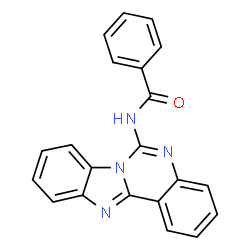 ChemSpider 2D Image | N-(Benzimidazo[1,2-c]quinazolin-6-yl)benzamide | C21H14N4O