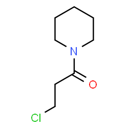 ChemSpider 2D Image | 1-(3-chloropropanoyl)piperidine | C8H14ClNO