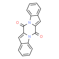 ChemSpider 2D Image | 6H,13H-Indolo[1',2':4,5]pyrazino[1,2-a]indole-6,13-dione | C18H10N2O2