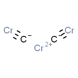 ChemSpider 2D Image | Chromium(2+) bis(methanidylidynechromium) | C2Cr3