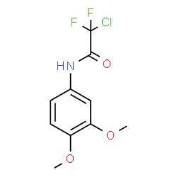 ChemSpider 2D Image | 2-Chloro-N-(3,4-dimethoxyphenyl)-2,2-difluoroacetamide | C10H10ClF2NO3