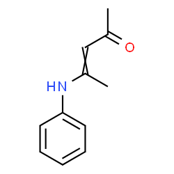 ChemSpider 2D Image | 4-Anilino-3-penten-2-one | C11H13NO