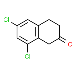 ChemSpider 2D Image | 6,8-DICHLORO-2-TETRALONE | C10H8Cl2O