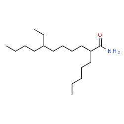 ChemSpider 2D Image | 7-Ethyl-2-pentylundecanamide | C18H37NO