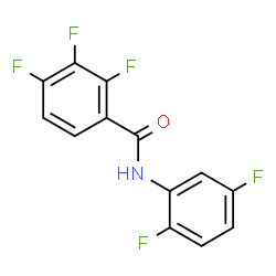 ChemSpider 2D Image | N-(2,5-Difluorophenyl)-2,3,4-trifluorobenzamide | C13H6F5NO