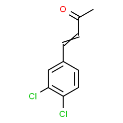 ChemSpider 2D Image | 4-(3,4-Dichlorophenyl)-3-buten-2-one | C10H8Cl2O