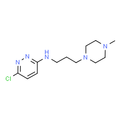 ChemSpider 2D Image | 6-chloro-N-[3-(4-methylpiperazin-1-yl)propyl]pyridazin-3-amine | C12H20ClN5