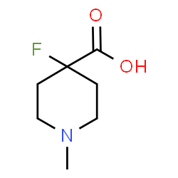 ChemSpider 2D Image | 4-Fluoro-1-methylpiperidine-4-carboxylic acid | C7H12FNO2