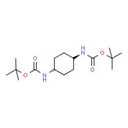 ChemSpider 2D Image | Bis(2-methyl-2-propanyl) trans-1,4-cyclohexanediylbiscarbamate | C16H30N2O4
