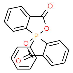 ChemSpider 2D Image | 1-Phenyl-3H-1,1'-spirobi[[2,1]benzoxaphosphole]-3,3'(1H)-dione | C20H13O4P