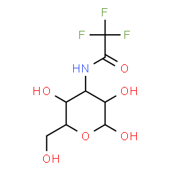 ChemSpider 2D Image | 3-Deoxy-3-[(trifluoroacetyl)amino]hexopyranose | C8H12F3NO6