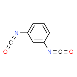 ChemSpider 2D Image | 1,3-diisocyanatobenzene | C8H4N2O2