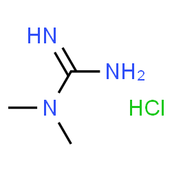 ChemSpider 2D Image | 1,1-Dimethylguanidine hydrochloride (1:1) | C3H10ClN3