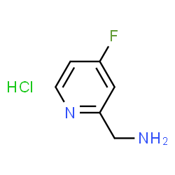 ChemSpider 2D Image | (4-Fluoropyridin-2-yl)methanamine hydrochloride | C6H8ClFN2