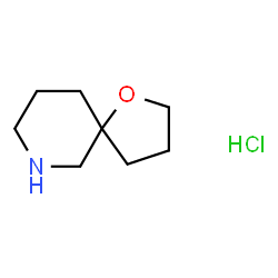 ChemSpider 2D Image | 1-Oxa-7-azaspiro[4.5]decane hydrochloride | C8H16ClNO