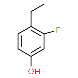 ChemSpider 2D Image | 4-Ethyl-3-fluorophenol | C8H9FO