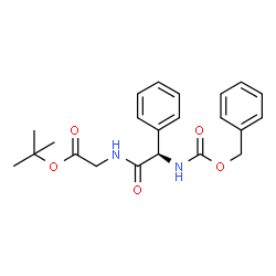 ChemSpider 2D Image | 2-Methyl-2-propanyl N-[(2R)-2-{[(benzyloxy)carbonyl]amino}-2-phenylacetyl]glycinate | C22H26N2O5