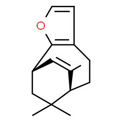 ChemSpider 2D Image | (1S,9S)-10,13,13-Trimethyl-3-oxatricyclo[7.2.2.0~2,6~]trideca-2(6),4,10-triene | C15H20O