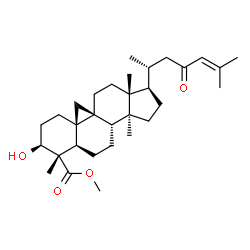 ChemSpider 2D Image | Methyl (3beta,9beta)-3-hydroxy-23-oxo-9,19-cyclolanost-24-en-28-oate | C31H48O4