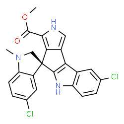 ChemSpider 2D Image | Spiroindimicin B | C23H17Cl2N3O2