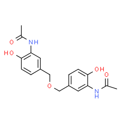 ChemSpider 2D Image | N,N'-{Oxybis[methylene(6-hydroxy-3,1-phenylene)]}diacetamide | C18H20N2O5