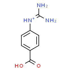 ChemSpider 2D Image | Diamino-N-(4-carboxyphenyl)methaniminium | C8H10N3O2