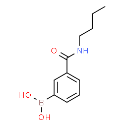 ChemSpider 2D Image | (3-(Butylcarbamoyl)phenyl)boronic acid | C11H16BNO3