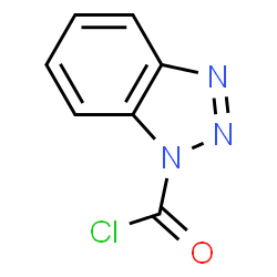 ChemSpider 2D Image | 1H-Benzotriazole-1-carbonyl chloride | C7H4ClN3O