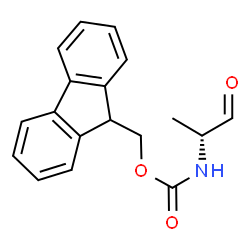 ChemSpider 2D Image | Fmoc-D-Ala-aldehyde | C18H17NO3