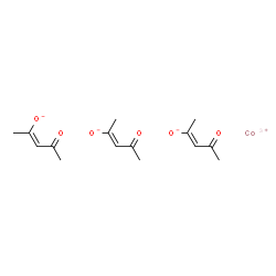 ChemSpider 2D Image | Cobalt(3+) (2E)-4-oxo-2-penten-2-olate (2Z)-4-oxo-2-penten-2-olate (1:2:1) | C15H21CoO6