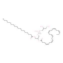 ChemSpider 2D Image | 24,27,28-Trihydroxy-24-oxido-18-oxo-19,23,25-trioxa-24lambda~5~-phosphaoctacosan-21-yl (4Z,7Z,10Z,13Z,16Z,19Z)-4,7,10,13,16,19-docosahexaenoate | C46H79O10P