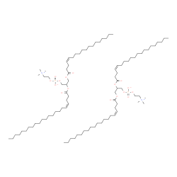 ChemSpider 2D Image | 2,3-Bis[(4Z)-4-icosenoyloxy]propyl 2-(trimethylammonio)ethyl phosphate - 2-[(4Z)-4-docosenoyloxy]-3-[(4Z)-4-octadecenoyloxy]propyl 2-(trimethylammonio)ethyl phosphate (1:1) | C96H184N2O16P2